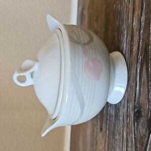 Vintage Mikasa Fine China Sugar Bowl with Lid